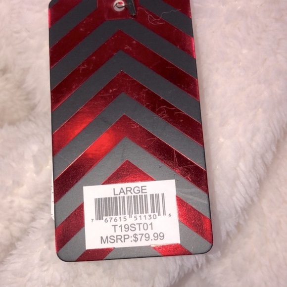 Technical Knockout white pullover Sherpa size large new with tags - Picture 5 of 5